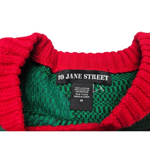 Brewdolph Ugly Christmas Sweater 99 Jane Street Men's M Santa's Drinking Squad - Picture 5 of 9